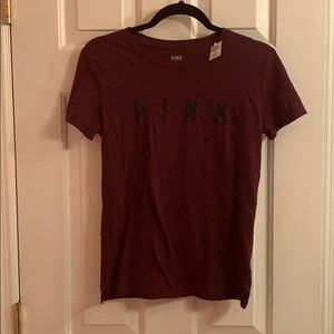 Maroon VS PINK XS Tshirt new with tag